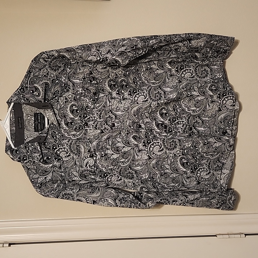 Cody James mens size small paisley print long sleave